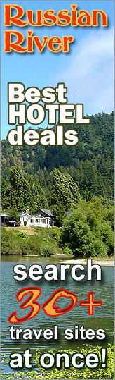 Best Hotel Deals in Russian River area, California - search over 30 travel sites at once