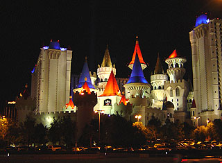 Las Vegas - Excalibur Casino at Night
